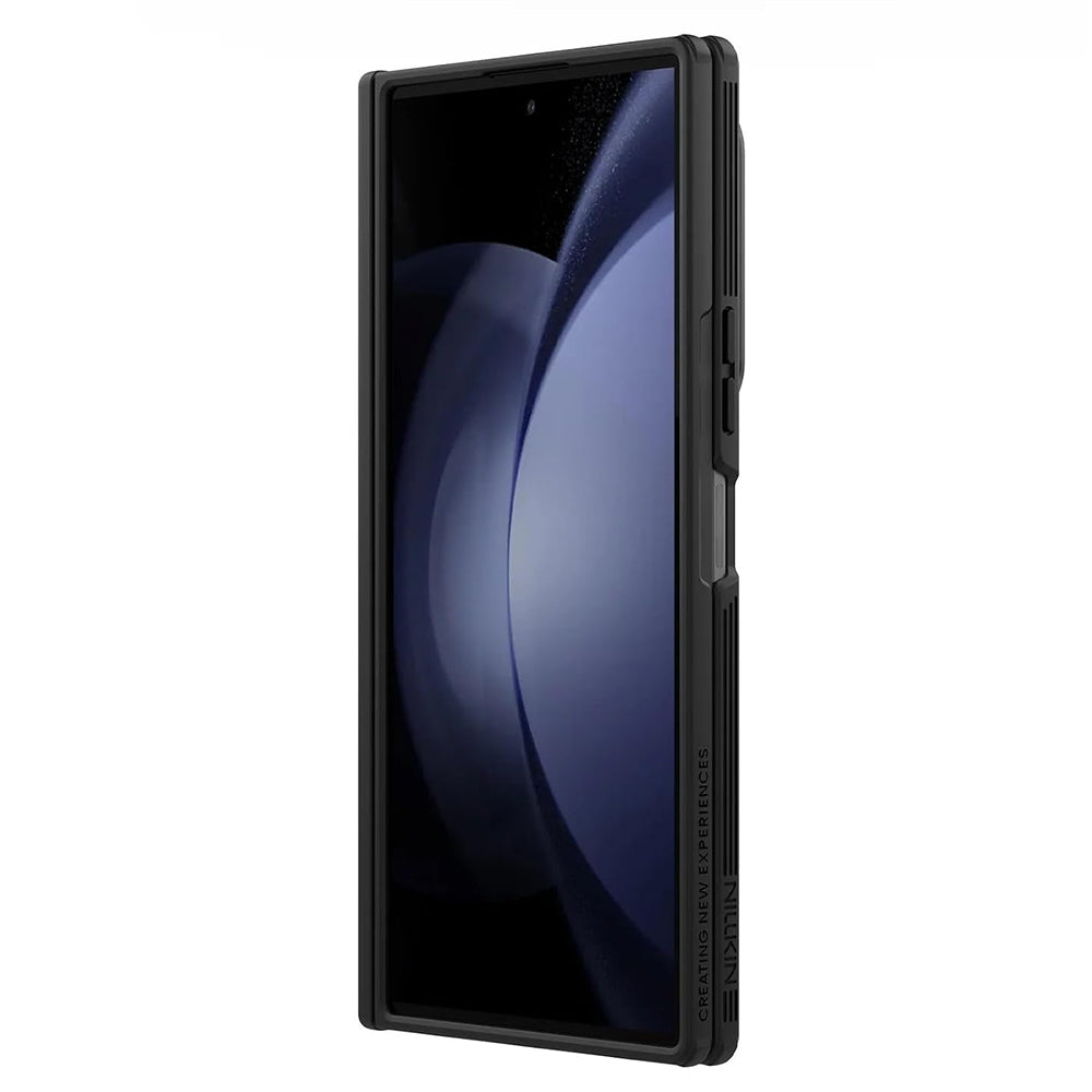 MagSafe tok Samsung Galaxy Z Fold8 Ultra F976-hez, Nillkin, CamShield állvány átlátszó fekete lencsevédővel, fekete