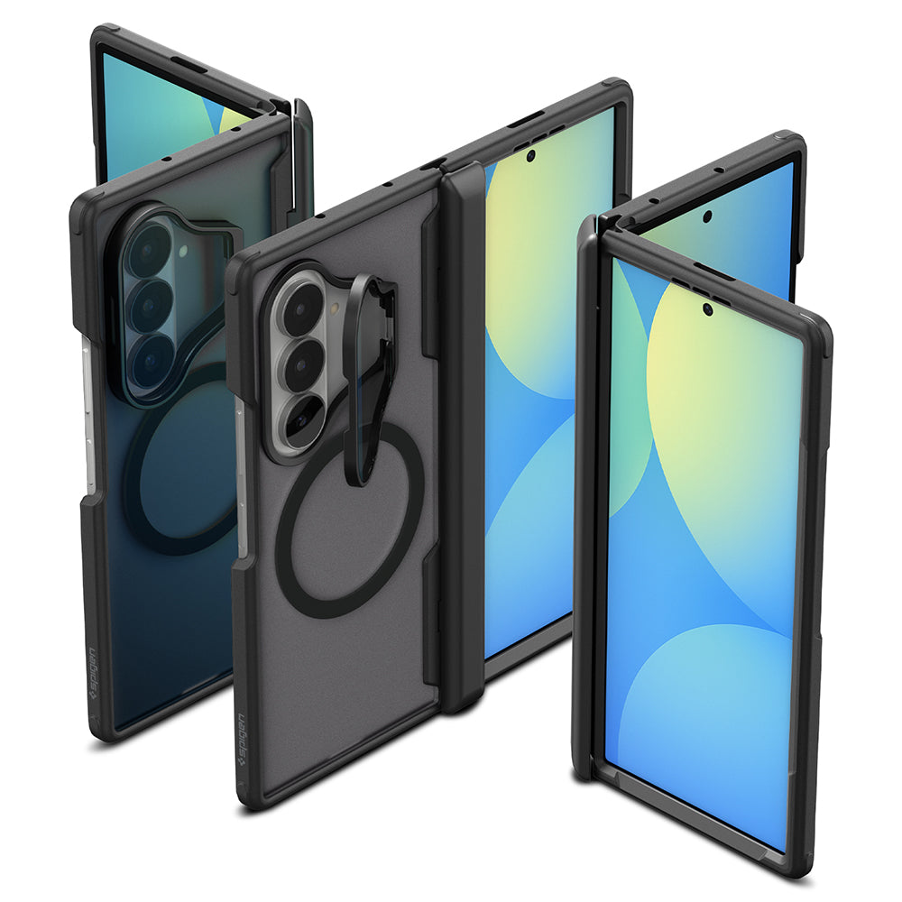 MagSafe tok Samsung Galaxy Z Fold8 Ultra F976-hez, Spigen, Optik Armor Pro, Fekete ACS11500