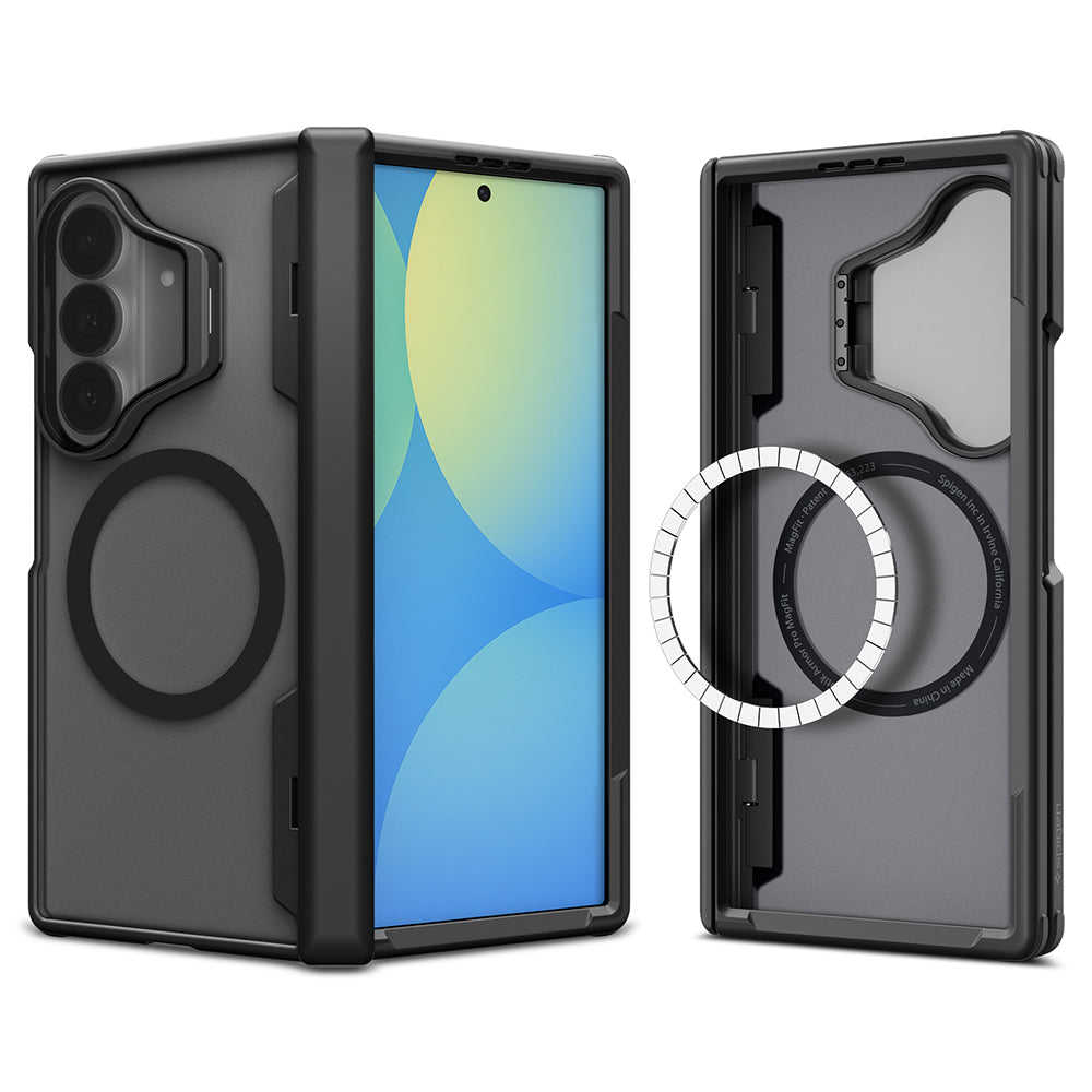 MagSafe tok Samsung Galaxy Z Fold8 Ultra F976-hez, Spigen, Optik Armor Pro, Fekete ACS11500