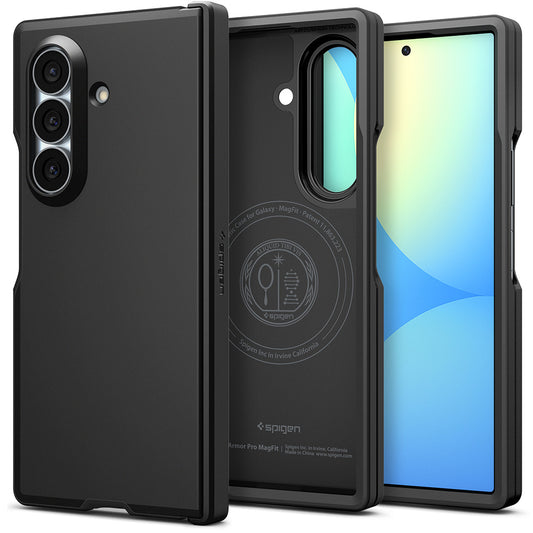 MagSafe tok Samsung Galaxy Z Fold8 Ultra F976-hez, Spigen, Tough Armor Pro, Fekete ACS11507