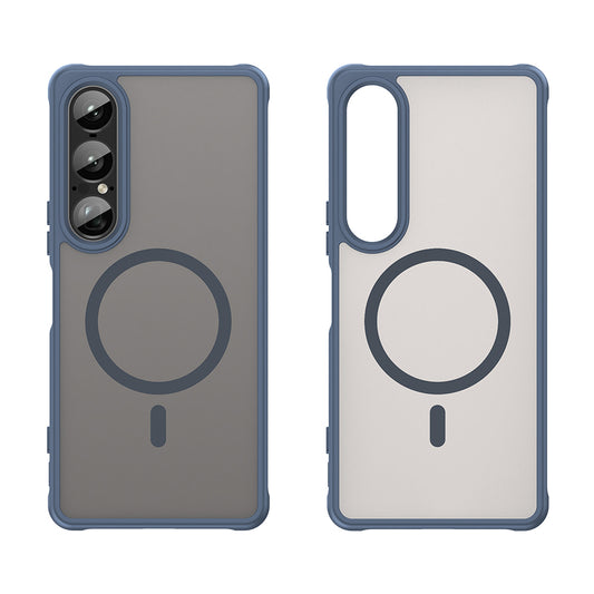 MagSafe tok Sony Xperia 1 VII-hez, Techsuit, HaloFrost II, Tengerészkék