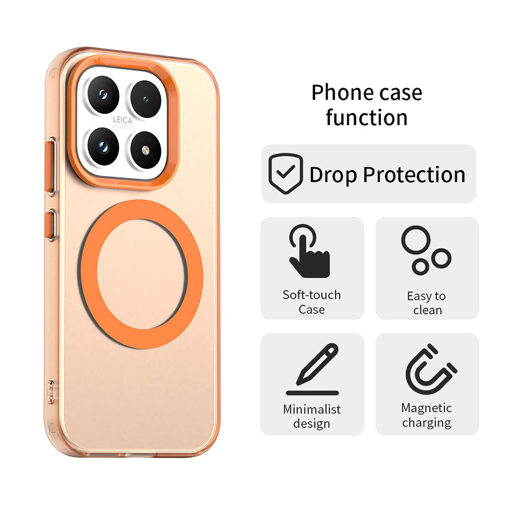 MagSafe tok Xiaomi 17-hez, Techsuit, CandyCase, Narancssárga