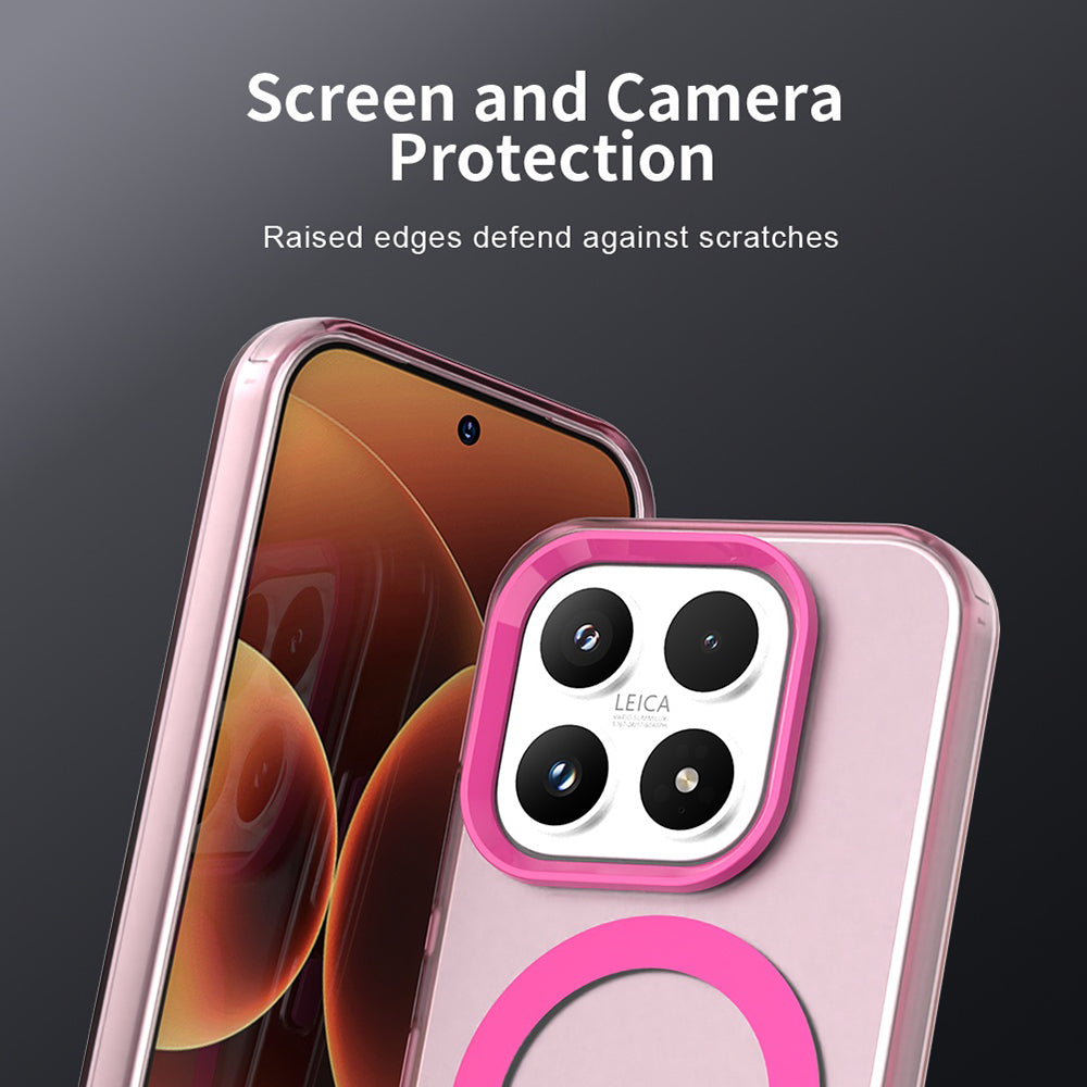 MagSafe tok Xiaomi 17-hez, Techsuit, CandyCase, Rózsaszín