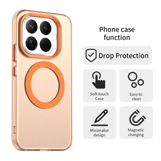 MagSafe tok Xiaomi 17T-hez, Techsuit, CandyCase, Narancssárga
