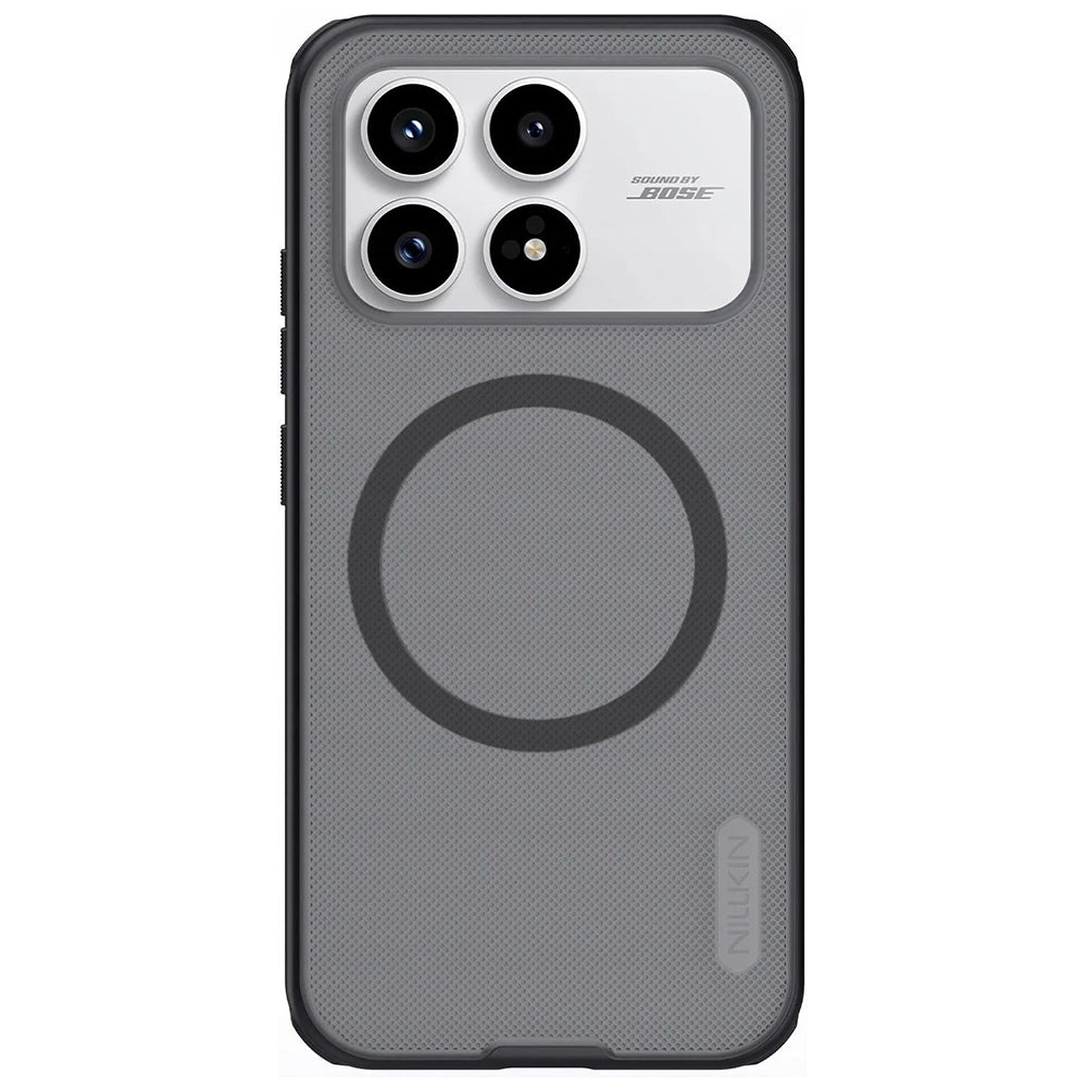 MagSafe Case for Xiaomi Poco F8 Pro, Nillkin, Super Shield Pro, Black Satin Transparent