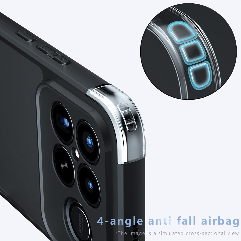 MagSafe tok Xiaomi Poco F8 Ultra készülékhez, Techsuit, PureFrost, Szatén Fekete