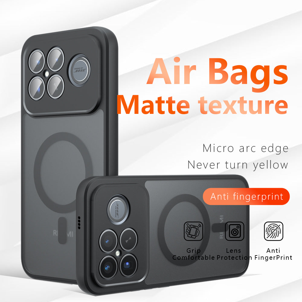 MagSafe tok Xiaomi Poco F8 Ultra készülékhez, Techsuit, PureFrost, Szatén Fekete