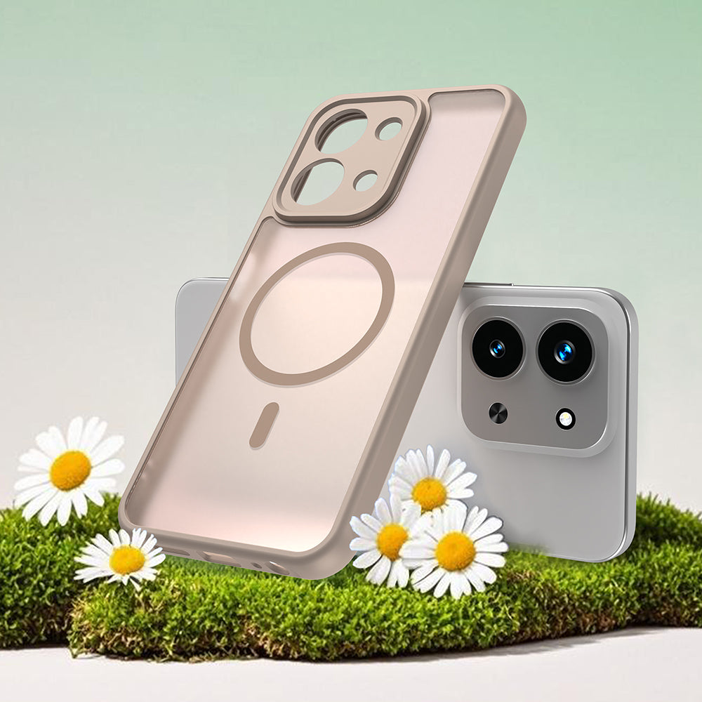 MagSafe tok Xiaomi Redmi 15C 5G / 15C 4G készülékhez, Techsuit, HaloFrost II, Arany színű