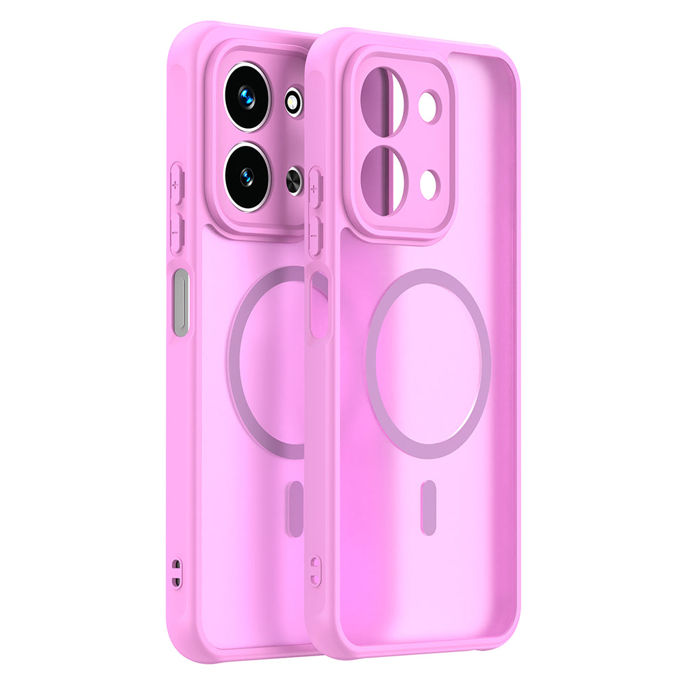 MagSafe tok Xiaomi Redmi 15C 5G / 15C 4G-hez, Techsuit, HaloFrost II, Rózsaszín