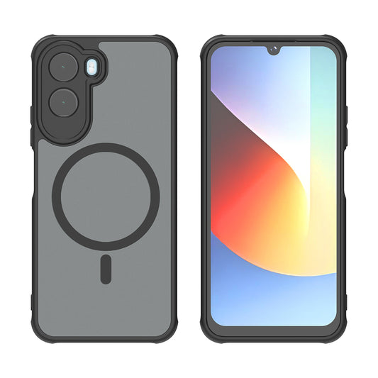 MagSafe tok Xiaomi Redmi A7 Pro 4G-hez, Techsuit, HaloFrost II, Fekete