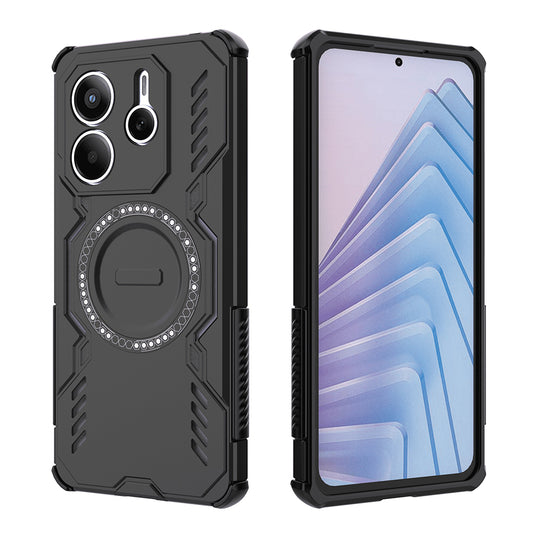 MagSafe tok Xiaomi Redmi Note 14 5G-hez, Techsuit, ArmorMag, Fekete
