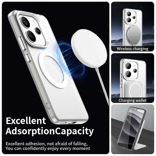 MagSafe Case for Xiaomi Redmi Note 14 5G, Techsuit, CandyCase, White