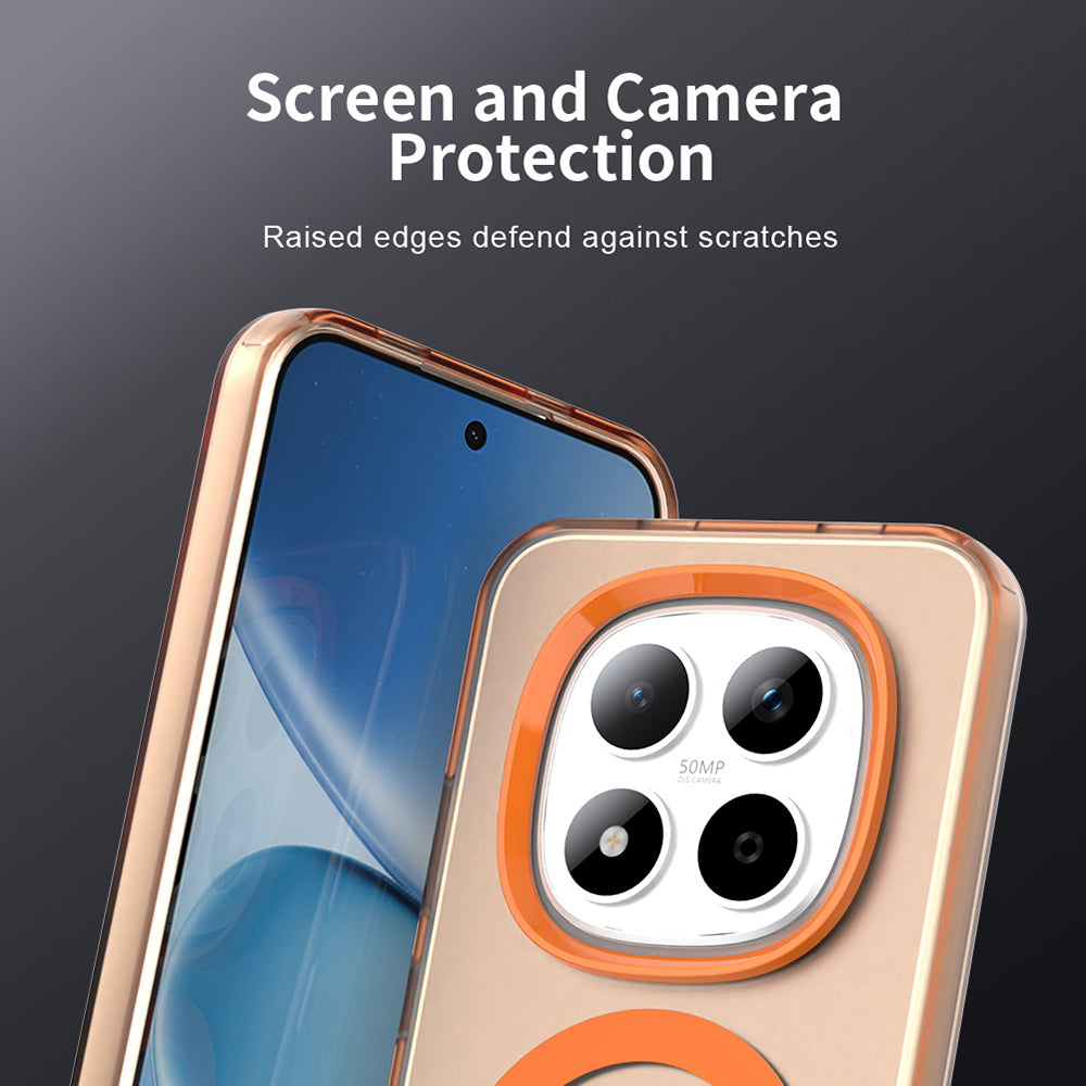 MagSafe tok Xiaomi Redmi Note 15 Pro 5G-hez, Techsuit, CandyCase, Narancssárga