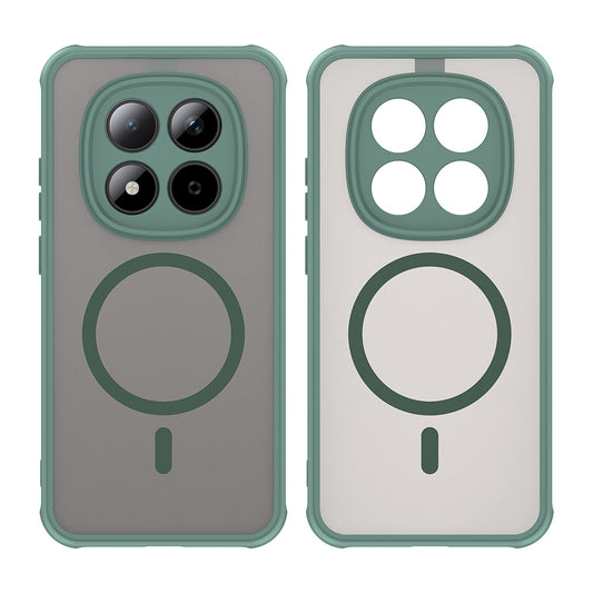 MagSafe tok Xiaomi Redmi Note 15 Pro 5G-hez, Techsuit, HaloFrost II, Zöld