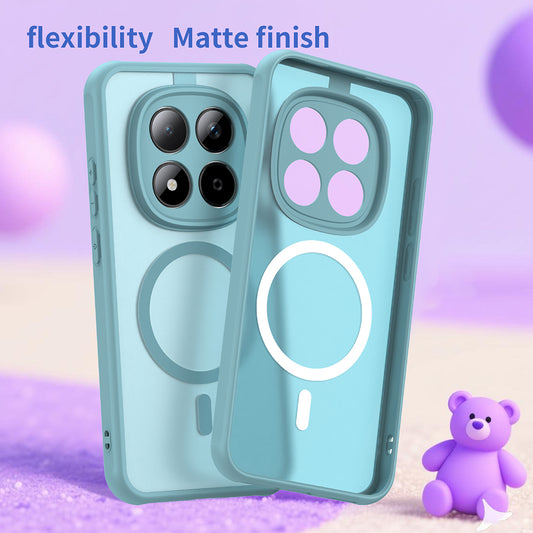 MagSafe tok Xiaomi Redmi Note 15 Pro 5G-hez, Techsuit, HaloFrost II, Világoszöld