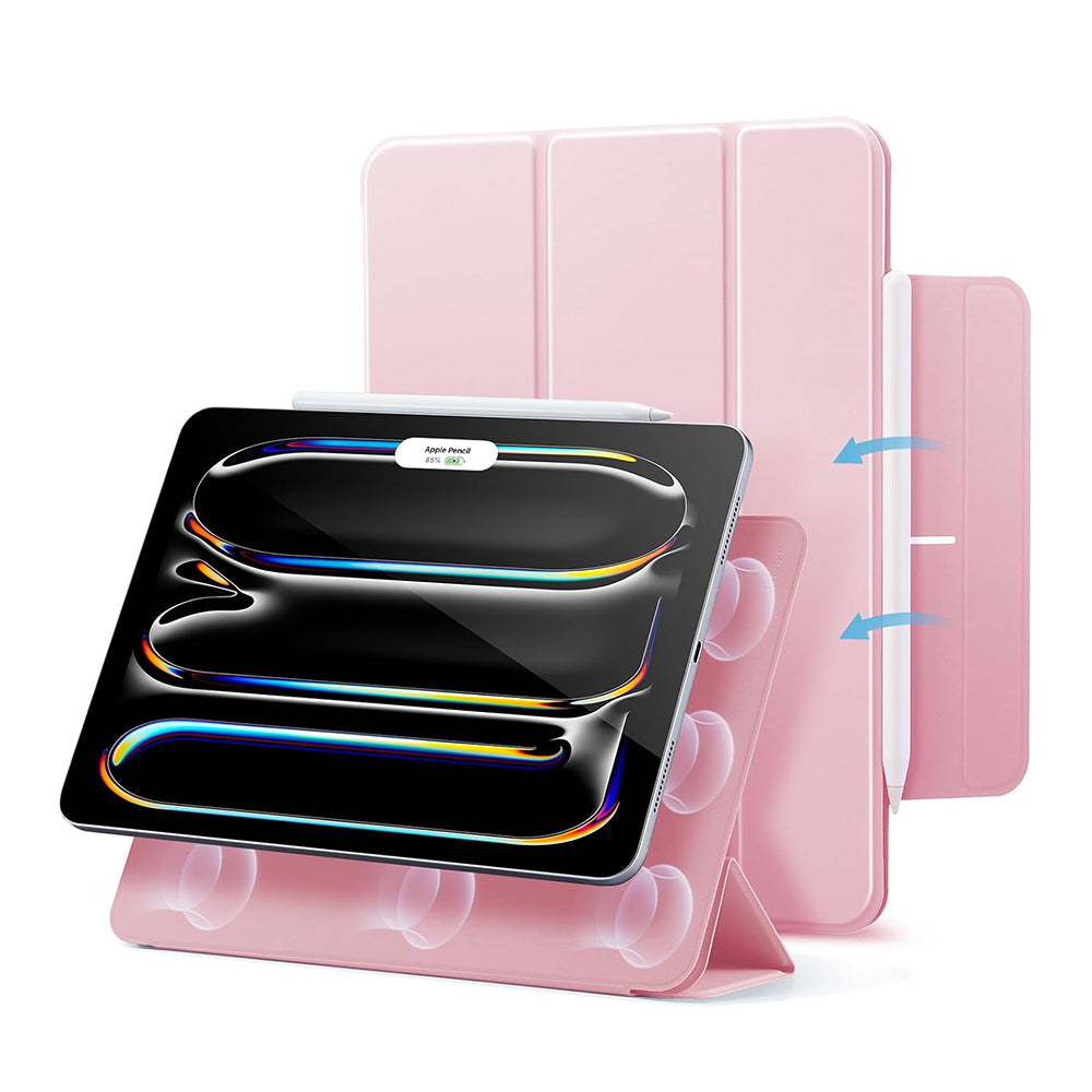 Tok Apple iPad Pro 13 (2024) számára, ESR, Rebound, Rózsaszín, Újracsomagolt
