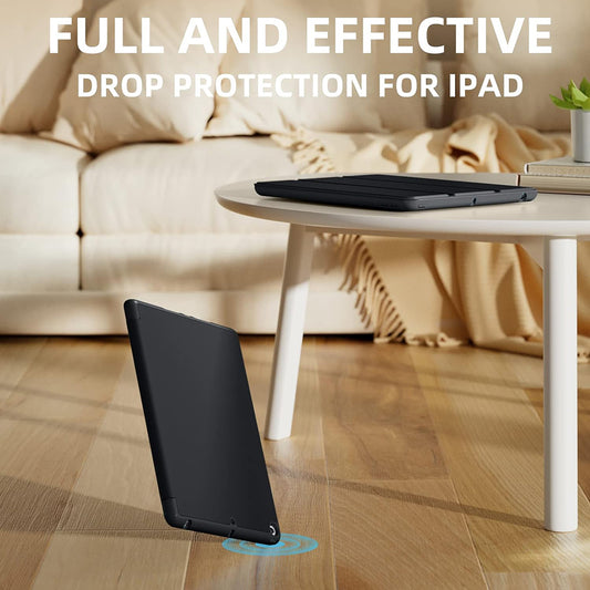 Tok Apple iPad 10.2 (2021) / 10.2 (2020) / 10.2 (2019) készülékhez, Techsuit, Flex Trifold, Fekete