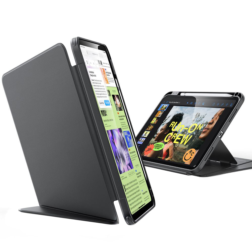 Tok az Apple iPad Air 11 (2026) / iPad Air 11 (2025) / Air 11 (2024) / Air (2022) / Air (2020) számára, ESR, Flip Hybrid, Fekete