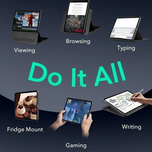 Apple iPad (2025) / (2022) tok, ESR, Shift, Fekete, Újracsomagolt