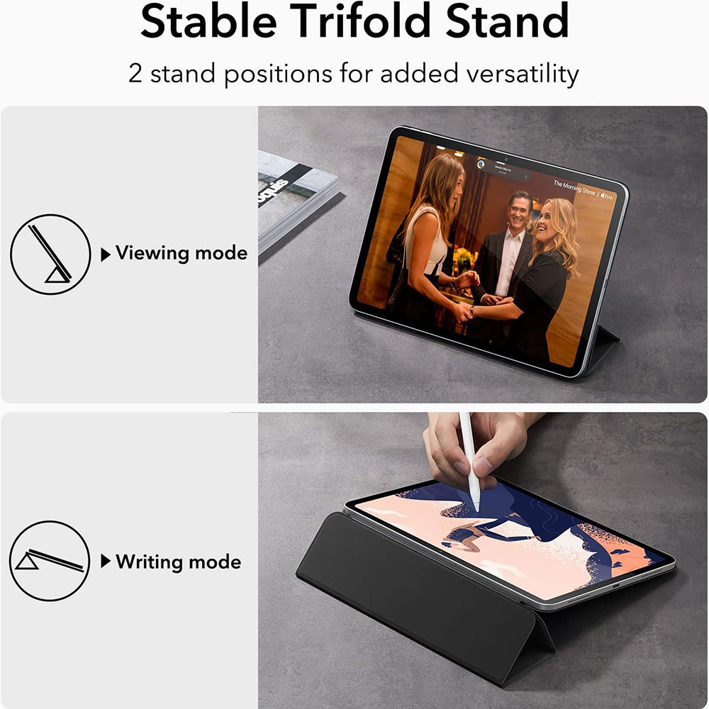 Tok Apple iPad (2025) / (2022) készülékhez, ESR, Rebound, Fekete