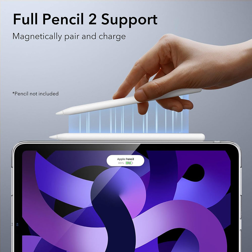 Tok az Apple iPad Air 11 (2025) / Air 11 (2024) / Air (2022) / Air (2020) készülékhez, ESR, Project Zero, Szatén Fekete