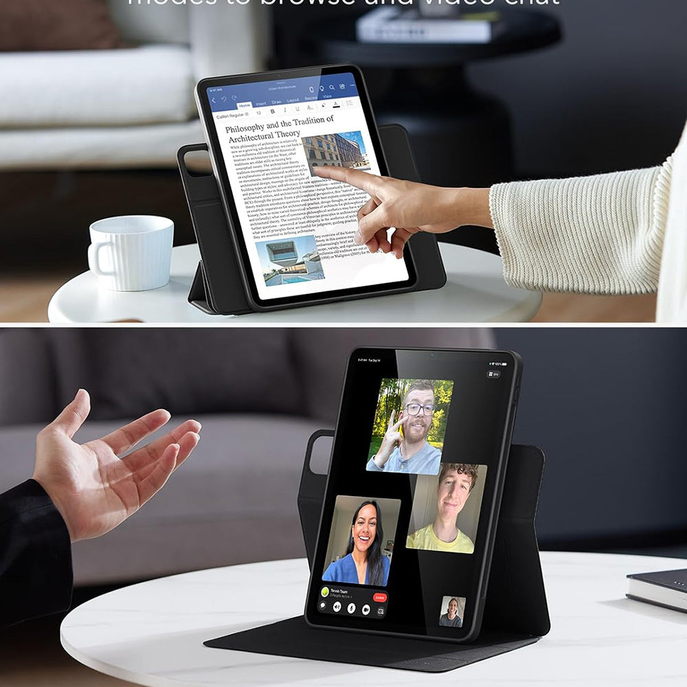 Tok az Apple iPad Air 11 (2026) / iPad Air 11 (2025) / Air 11 (2024) / Air (2022) / Air (2020) készülékekhez, ESR, Rebound Hybrid, Zöld Szatén