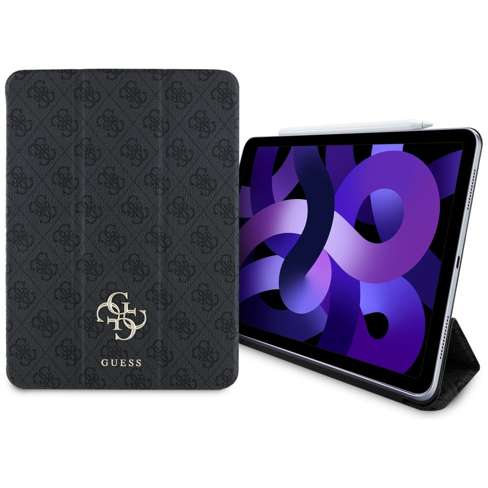 Tok Apple iPad Air 11 (2025) / Air 11 (2024) készülékhez, Guess, 4G Nagy Logó, Fekete