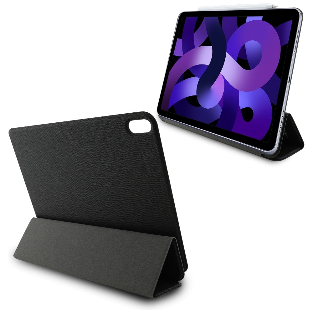 Tok a Apple iPad Air 11 (2025) / Air 11 (2024) készülékhez, Karl Lagerfeld, Saffiano Karl & Choupette, Fekete