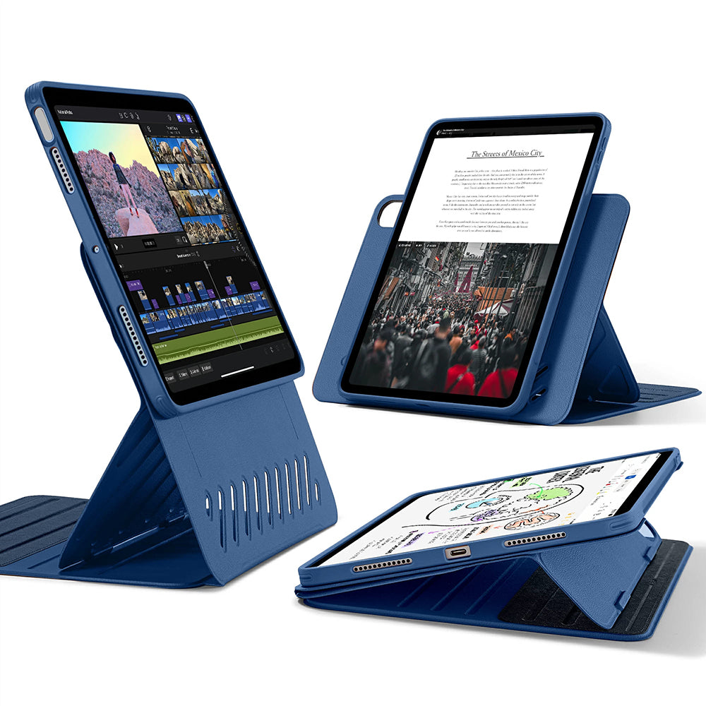 Tok Apple iPad Air 13 (2025) / Air 13 (2024) készülékhez, ESR, Shift, Kék