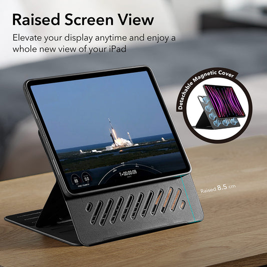 Tok Apple iPad Air 13 (2025) / Air 13 (2024) készülékhez, ESR, Shift, Piros