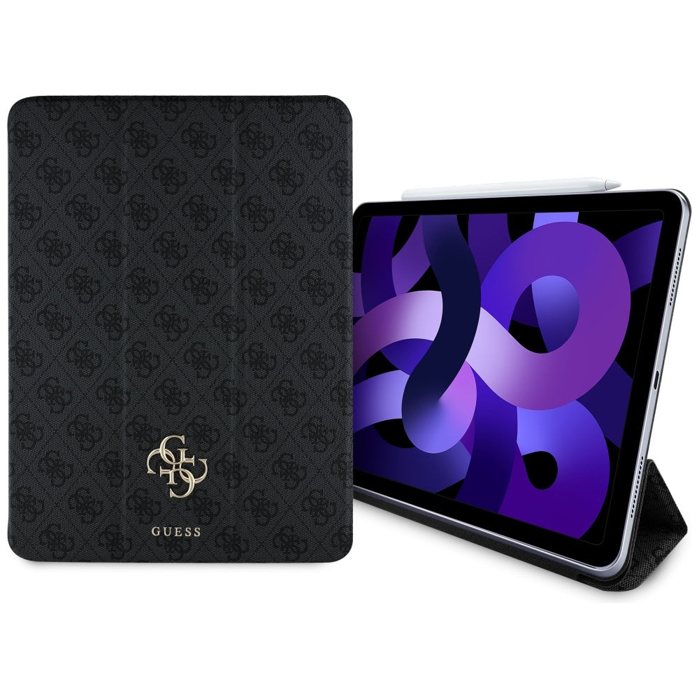 Tok a Apple iPad Air 13 (2025) / Air 13 (2024) készülékhez, Guess, 4G Nagy Logó, Fekete