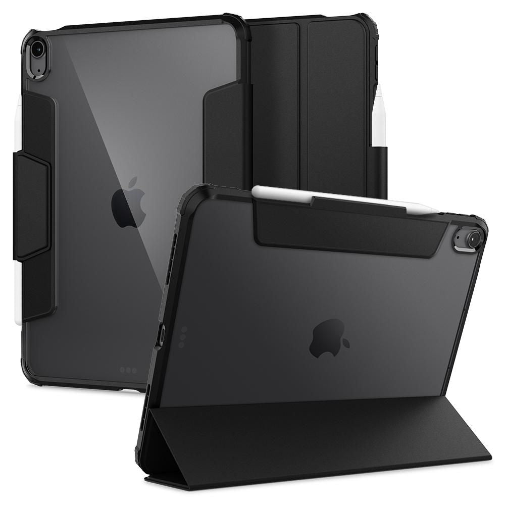 Tok Apple iPad Air (2022) / Air (2020) készülékhez, Spigen, Ultra Hybrid Pro, Fekete