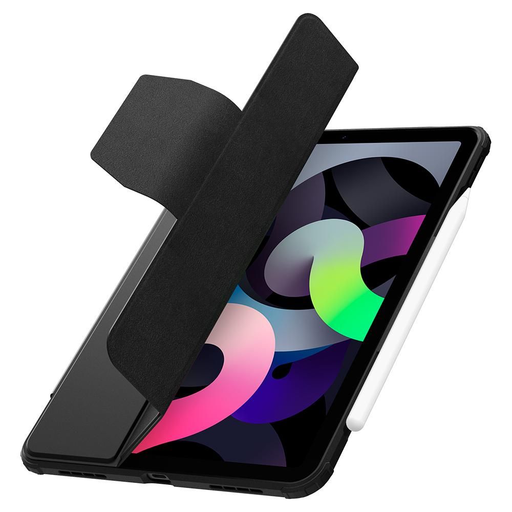 Tok Apple iPad Air (2022) / Air (2020) készülékhez, Spigen, Ultra Hybrid Pro, Fekete