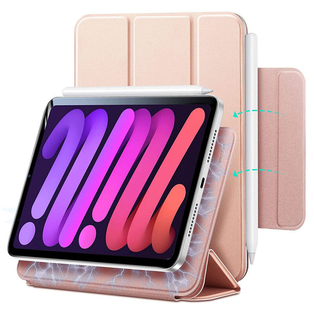 Tok Apple iPad mini (2024) / mini (2021) készülékhez, ESR, Rebound, Aranyrózsaszín