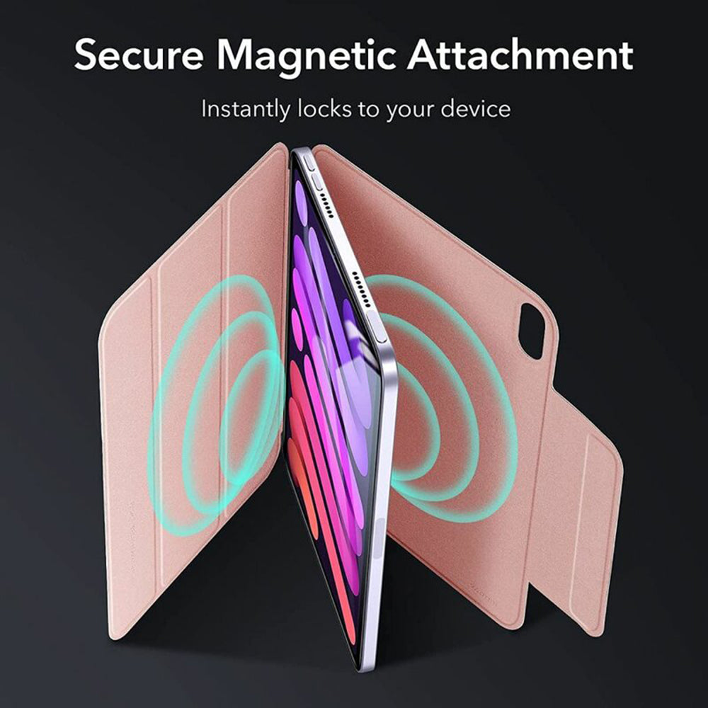 Tok Apple iPad mini (2024) / mini (2021) készülékhez, ESR, Rebound, Aranyrózsaszín