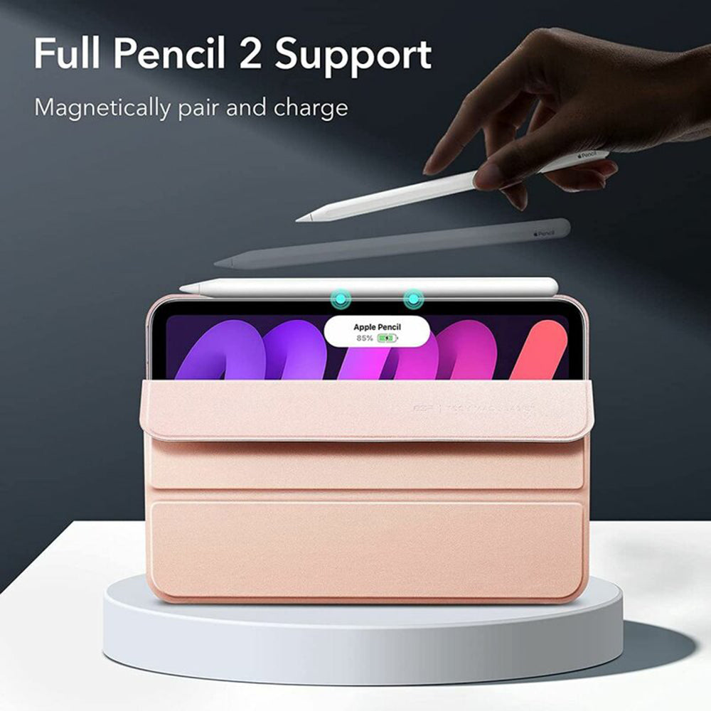 Tok Apple iPad mini (2024) / mini (2021) készülékhez, ESR, Rebound, Aranyrózsaszín