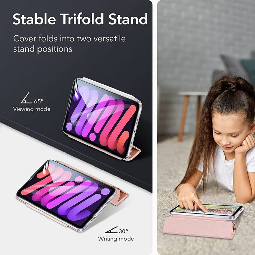 Tok Apple iPad mini (2024) / mini (2021) készülékhez, ESR, Rebound, Aranyrózsaszín