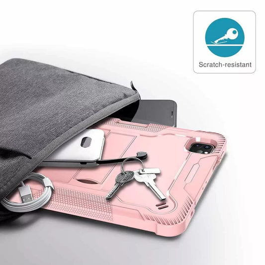 Tok Apple iPad Pro 11 (2024) számára, Techsuit, Rugged TabShell, Rózsaszín