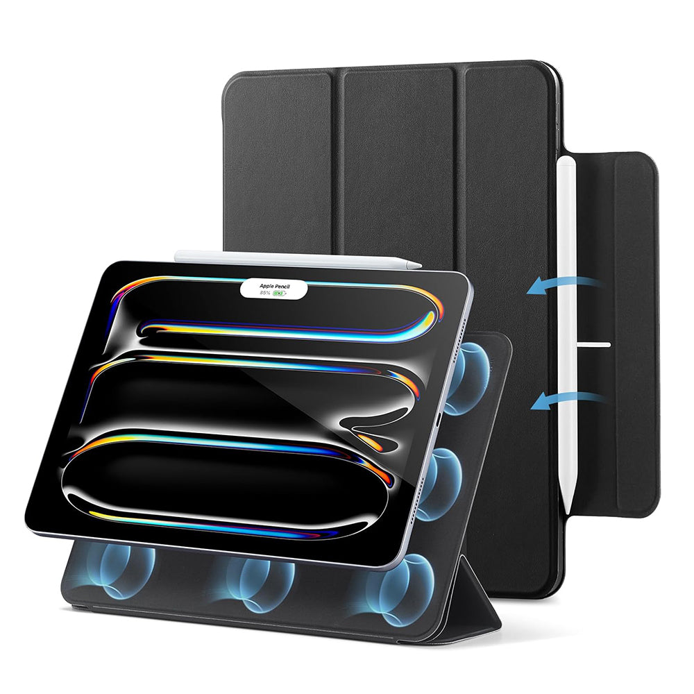 Tok Apple iPad Pro 13 (2024) készülékhez, ESR, Rebound, Fekete