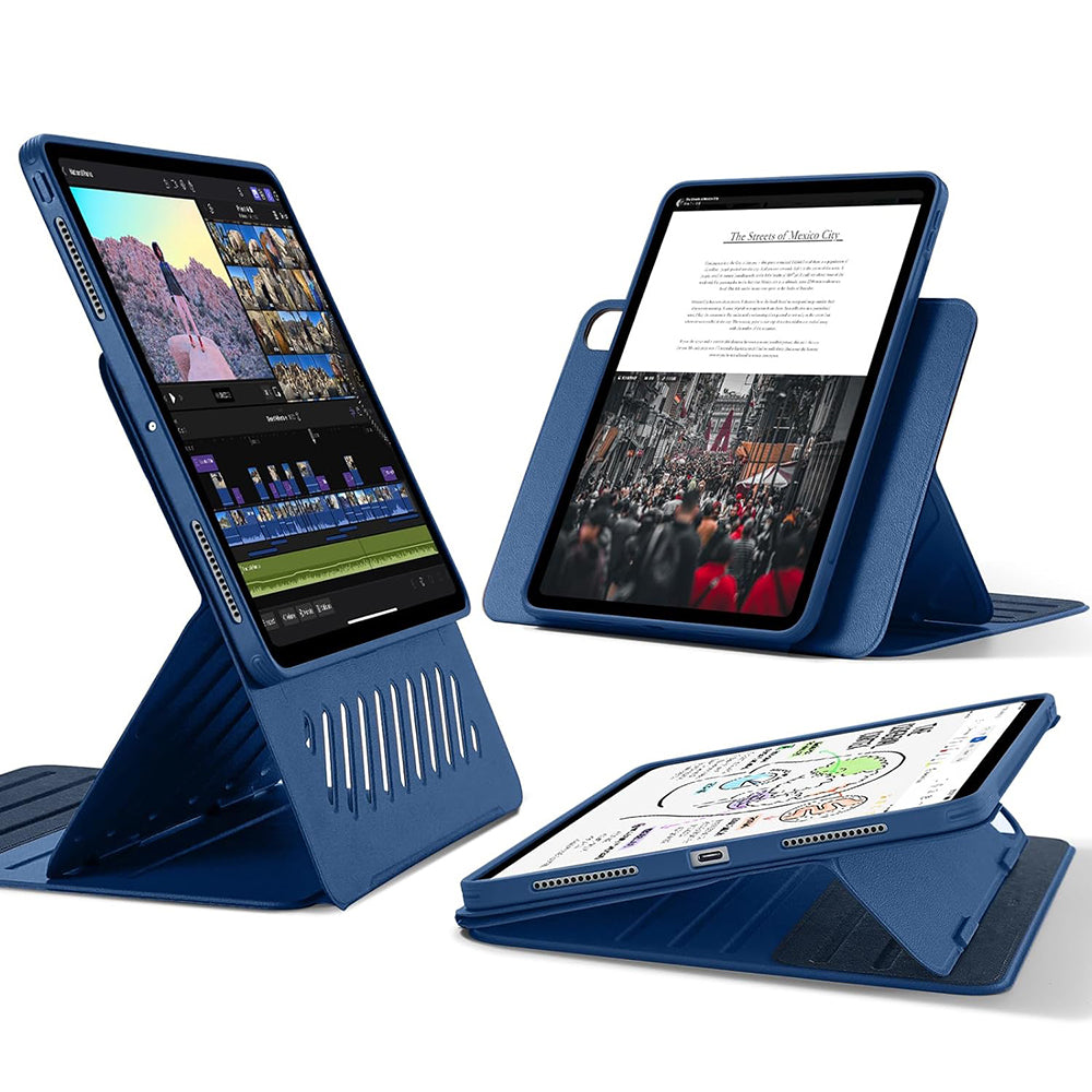 Tok Apple iPad Pro 13 (2024) készülékhez, ESR, Shift, Kék