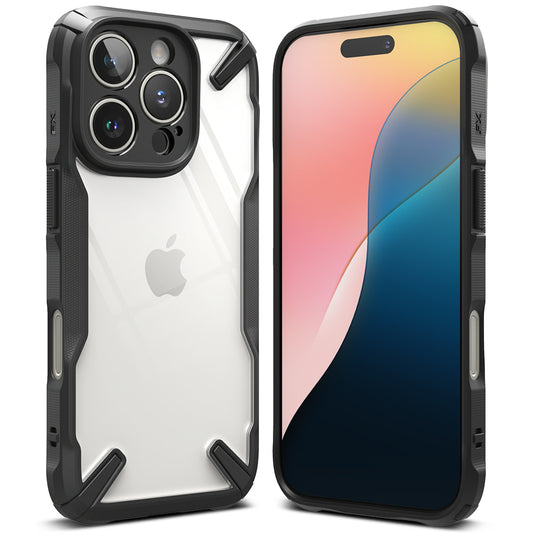 tok Apple iPhone 16 Pro Max, Ringke, Fusion X, Fekete, fekete
