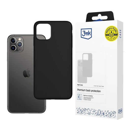 tok Apple iPhone 11 Pro Max készülékhez, 3MK, matt, fekete