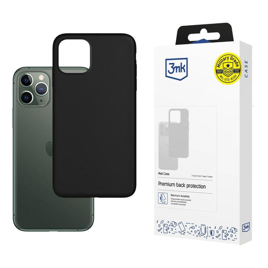 tok Apple iPhone 12 / 12 Pro készülékhez, 3MK, matt, fekete