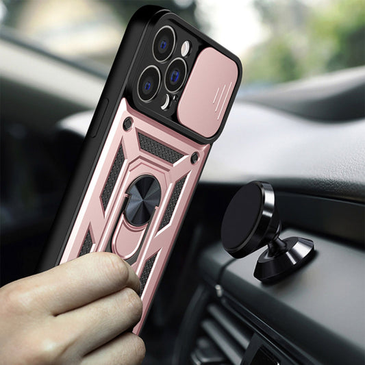 Tok Apple iPhone 13 Pro-hoz, Techsuit, CamShield, Rózsaszín