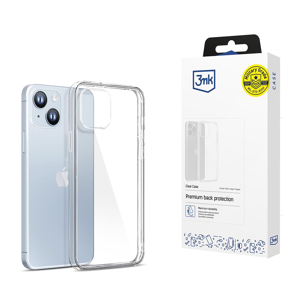 Tok Apple iPhone 14-hez, 3MK, Átlátszó