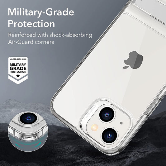 Tok Apple iPhone 14 Plus-hoz, ESR, Air Shield Boost Kickstand, Átlátszó