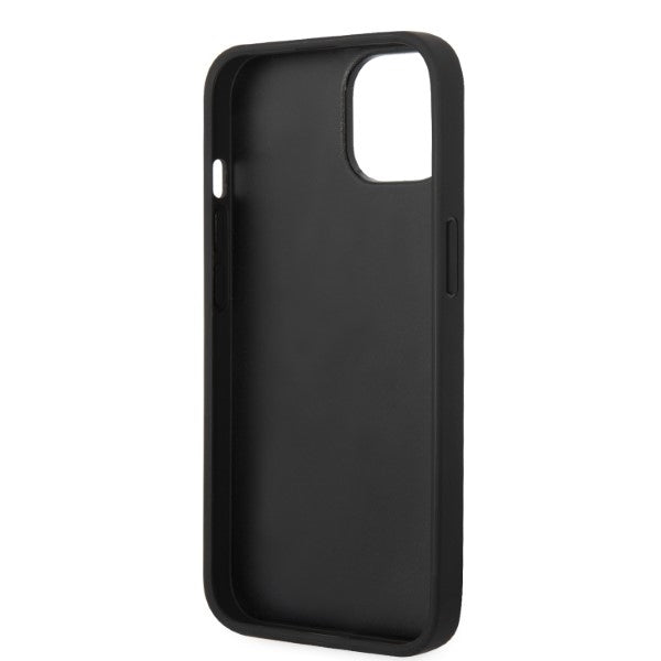 Tok Apple iPhone 14 Plus-hoz, Karl Lagerfeld, Glitter Choupette Patch, Fekete