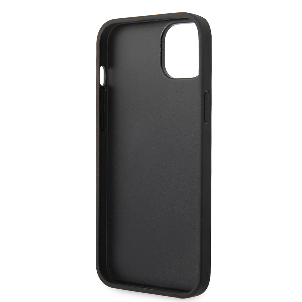 Tok Apple iPhone 14 Plus-hoz, Karl Lagerfeld, Glitter Flakes Ikonik Karl, Ezüst