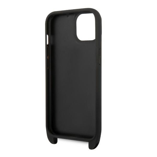 Tok Apple iPhone 14 Plus-hoz, Karl Lagerfeld, Monogram Ikonik Karl, Fehér