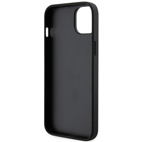 Tok Apple iPhone 14 Plus-hoz, Karl Lagerfeld, Saffiano Monogram Ikonik Karl, Fekete